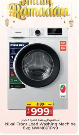 Kenz Hypermarket NIKAI Washer / Dryer offer