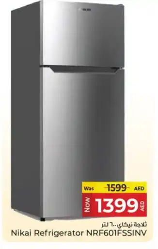 Kenz Hypermarket NIKAI Refrigerator offer