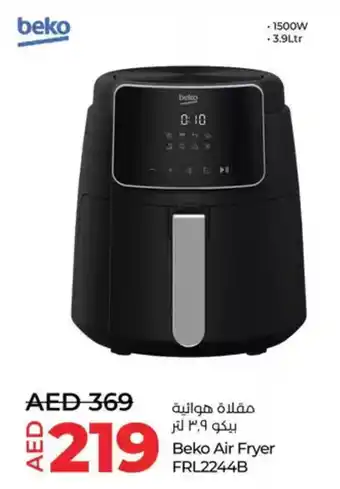 Lulu Hypermarket Beko Air Fryer FRL2244B offer