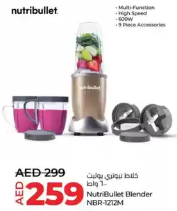 Lulu Hypermarket NutriBullet Blender NBR-1212M offer