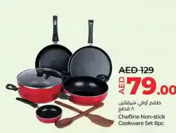 Lulu Hypermarket Chefline Non-stick Cookware Set offer