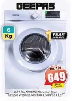 Pasons GEEPAS Washer / Dryer offer