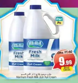 Pasons MARMUM Fresh Milk offer