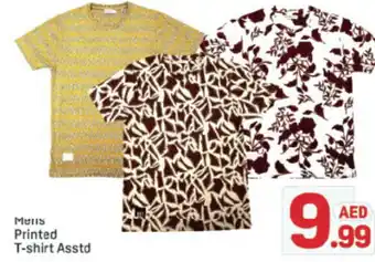 Day To Day Mens Printed T-shirt Asstd offer