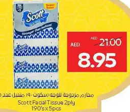 Abu Dhabi Coop Scott Facial Tissue offer