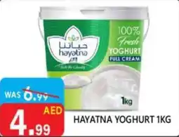 United Hypermarket Hayatna yoghurt offer