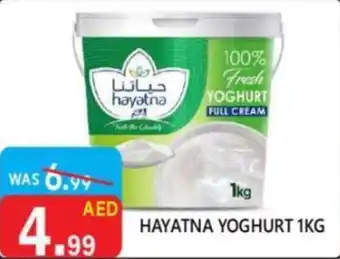 United Hypermarket Hayatna yoghurt offer