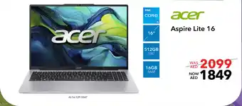 Sharaf DG Acer aspire lite 16 offer