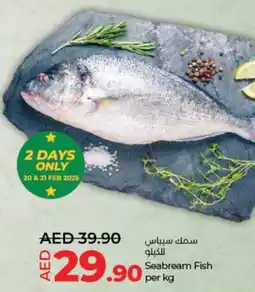 Lulu Hypermarket Seabream fish offer