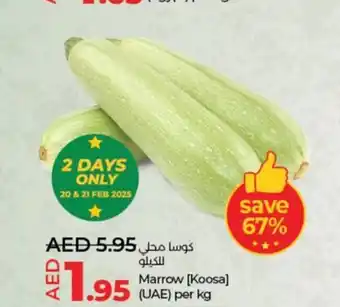 Lulu Hypermarket Marrow Koosa offer