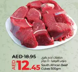 Lulu Hypermarket South african beef cubes offer