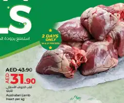 Lulu Hypermarket Australian lamb heart offer