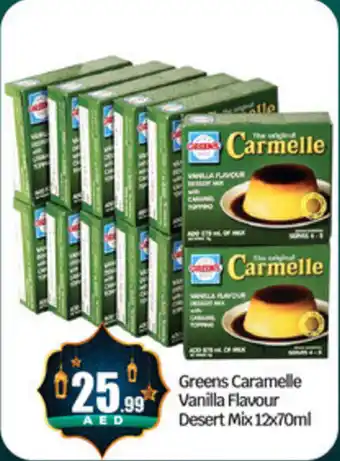 Bigmart Greens Caramelle Vanilla Flavour Desert Mix offer