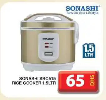 Grand Hyper Market SONASHI Rice Cooker offer