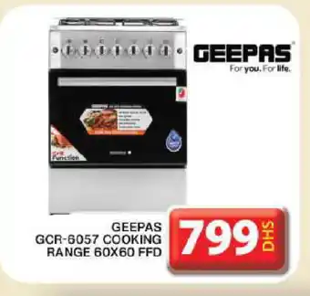 Grand Hyper Market GEEPAS Gas Cooker/Cooking Range offer