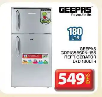 Grand Hyper Market GEEPAS Refrigerator offer