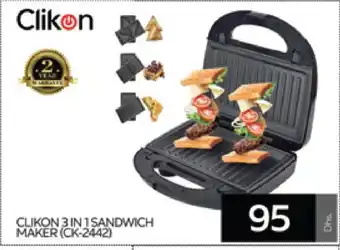 Al Madina CLIKON Sandwich Maker offer