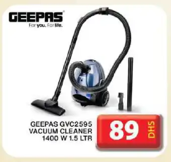 Grand Hyper Market GEEPAS Vacuum Cleaner offer