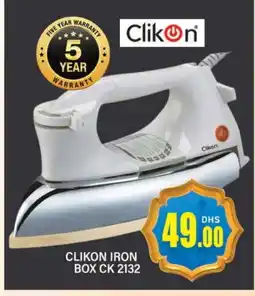 Al Madina CLIKON Ironbox offer