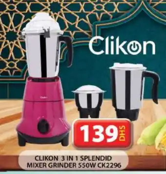 Grand Hyper Market CLIKON Mixer / Grinder offer