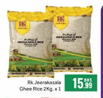 Al Madina RK Jeerakasala Rice offer