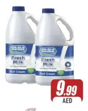 Al Madina MARMUM Fresh Milk offer