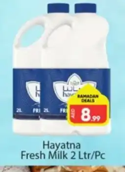 Al Madina HAYATNA Fresh Milk offer