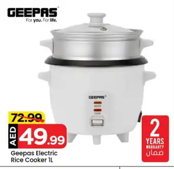 Mark & Save GEEPAS Rice Cooker offer