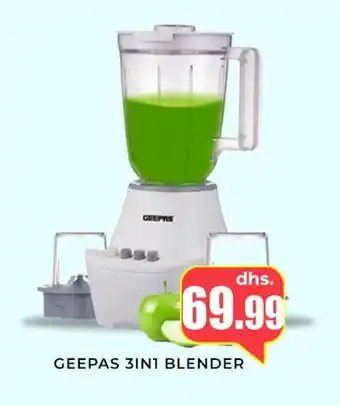 Meena Al Madina Hypermarket GEEPAS Mixer / Grinder offer