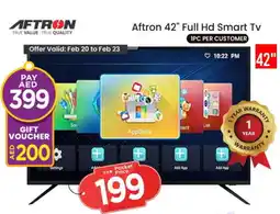 Mark & Save AFTRON Smart TV offer