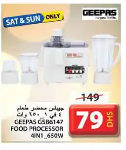 Grand Hyper Market GEEPAS Food Processor offer