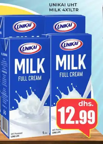 Meena Al Madina Hypermarket UNIKAI Full Cream Milk offer