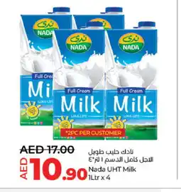 Lulu Hypermarket NADA Long Life / UHT Milk offer