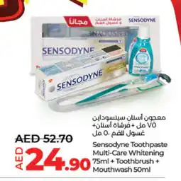 Lulu Hypermarket SENSODYNE Toothpaste offer