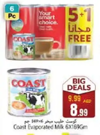 Pasons COAST Evaporated Milk offer