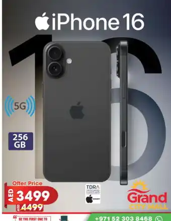 Grand Hyper Market APPLE iPhone 16 offer