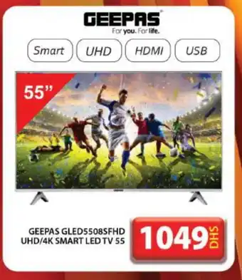 Grand Hyper Market GEEPAS Smart TV offer