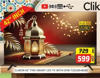 Al Madina CLIKON Smart TV offer