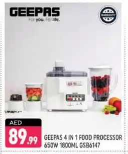 Shaklan GEEPAS Food Processor offer