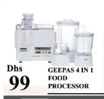 Al Madina GEEPAS Food Processor offer