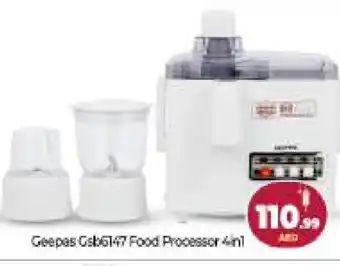 Bigmart GEEPAS Food Processor offer