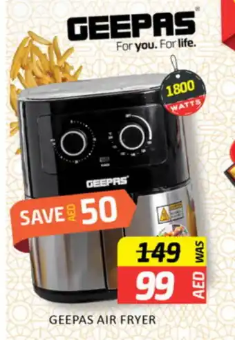 Al Madina GEEPAS Air Fryer offer