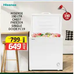 Al Madina HISENSE Freezer offer