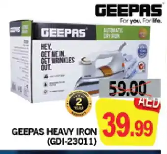 Al Madina GEEPAS Ironbox offer