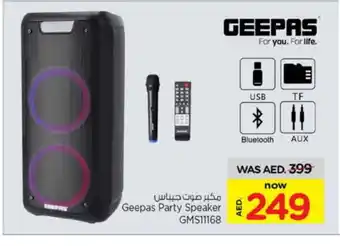 Nesto GEEPAS Speaker offer