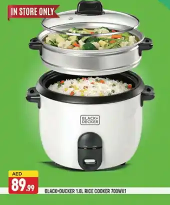 Al Madina BLACK+DECKER Rice Cooker offer