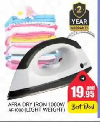 Pasons AFRA Ironbox offer