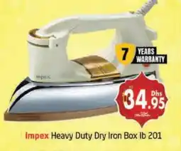 Pasons IMPEX Ironbox offer