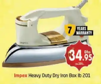 Pasons IMPEX Ironbox offer