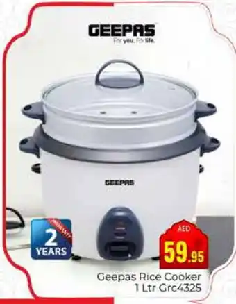 Pasons GEEPAS Rice Cooker offer